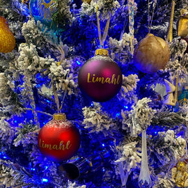 Limahl Luxury Christmas Baubles Twin Pack